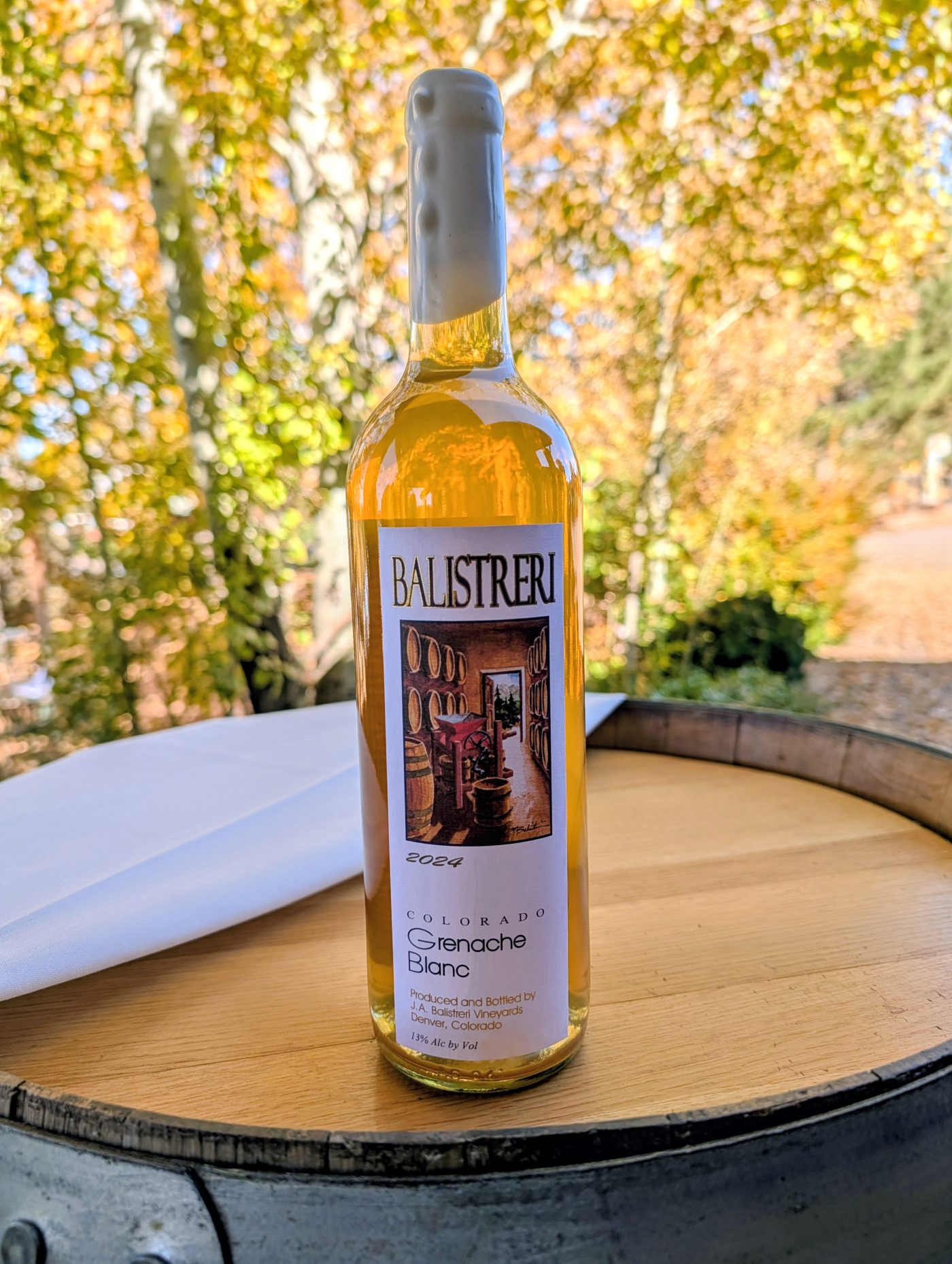 2024 Grenache Blanc | Colorado Vineyard Specialties